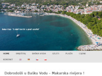 Slika naslovnice sjedišta: Villa Bonaca, Baška voda (http://www.villabonaca.hr)