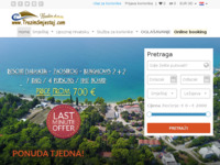 Frontpage screenshot for site: Smještaj Hrvatska (http://www.trazimsmjestaj.com/hr)