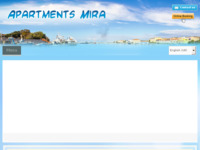 Frontpage screenshot for site: Apartman i Sobe  Mira (http://www.apartmani-zadar.com.hr/)