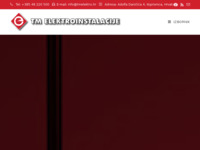 Frontpage screenshot for site: TM Elektroinstalacije (http://www.tm-kc.hr/)
