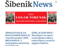 Frontpage screenshot for site: MOK.hr - Šibenik Portal (http://mok.hr/)