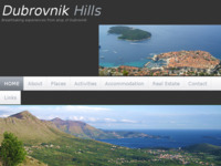 Frontpage screenshot for site: (http://www.dubrovnikhills.com)