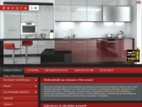 Frontpage screenshot for site: Decorain - distribucija materijala za interijere (http://www.decorain.hr)