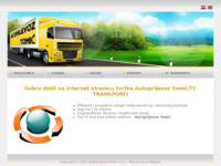 Frontpage screenshot for site: Autoprijevoz Tomić (http://www.autoprijevoztomic.hr/)