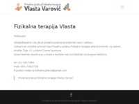 Frontpage screenshot for site: (http://www.fizikalna-vlasta.hr)