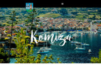 Frontpage screenshot for site: (http://www.tz-komiza.hr)