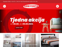 Frontpage screenshot for site: Ambyenta (http://www.ambyenta.hr)