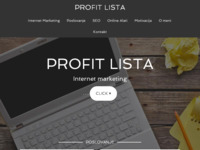 Frontpage screenshot for site: Profit Lista - Internet Marketing (http://www.profitlista.com/)
