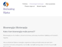 Frontpage screenshot for site: (http://www.biohealing.com.hr/bioenergija/)