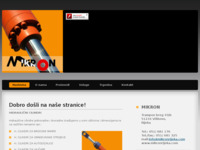 Frontpage screenshot for site: Hidraulika Rijeka (http://www.mikronrijeka.com)
