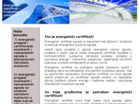 Frontpage screenshot for site: Energetski certifikati i energetski pregledi stambenih i nestambenih zgrada. (http://www.energetskicertifikati.com.hr)