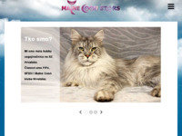 Frontpage screenshot for site: Maine Coon Stars uzgajivačnica Maine Coon mačaka (http://www.mainecoons.hr/)