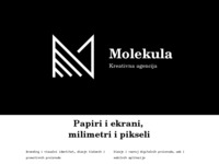 Frontpage screenshot for site: Molekula kreativna agencija - Rijeka (http://molekula.hr)