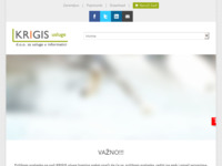 Frontpage screenshot for site: Krigis usluge d.o.o. za usluge u informatici (http://www.krigis.hr)