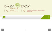 Frontpage screenshot for site: (http://www.oaza-dom.hr)