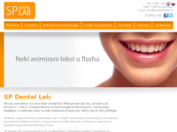 Frontpage screenshot for site: (http://www.sp-dentallab.hr)