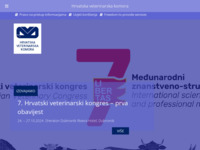 Frontpage screenshot for site: Treći hrvatski veterinarski kongres (http://www.hvk.hr/hrv/skupovi/vkongres04/index.htm)