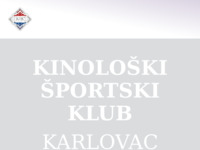 Frontpage screenshot for site: Kinološko Športski Klub - Karlovac (http://www.ksk-karlovac.hr)