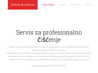 Frontpage screenshot for site: Superm - Servis za profesionalno čišćenje (http://www.supermservis.hr)