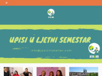 Frontpage screenshot for site: Jezični atelier - škola stranih jezika specijalizirana za francuski jezik (http://www.jezicniatelier.com/)