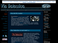Frontpage screenshot for site: Via Galactica (http://via.pondi.hr)
