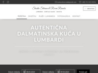 Frontpage screenshot for site: Lumbarda - studio apartman i soba (http://www.korcula-info.com/lumbarda.php)