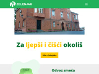 Frontpage screenshot for site: (http://www.zelenjak.hr)