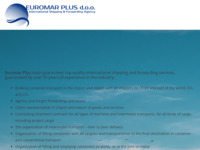 Frontpage screenshot for site: (http://www.euromar.hr)