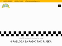 Frontpage screenshot for site: Radio Taxi Rijeka (http://www.radiotaxirijeka.com.hr/)