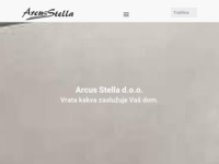 Frontpage screenshot for site: Arcus Stella d.o.o - Prodaja kupaonske i sanitarne opreme (http://www.arcus-stella.com)