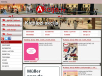 Frontpage screenshot for site: Akcija.hr potrošački portal (http://www.akcija.hr/)