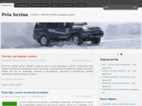 Frontpage screenshot for site: Peta brzina (http://www.petabrzina.com)