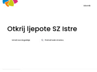 Frontpage screenshot for site: (http://www.coloursofistria.com)