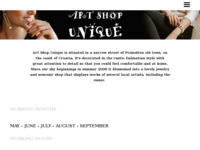 Frontpage screenshot for site: Art Shop Unique (http://www.artshopunique.com)