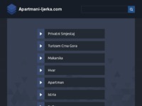 Frontpage screenshot for site: Apartman Ljerka - Postira - Otok Brač (http://www.apartmani-ljerka.com)