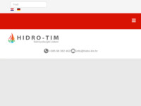 Frontpage screenshot for site: (http://www.hidro-tim.hr)