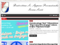Frontpage screenshot for site: (http://www.bratovstina.com)