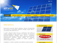 Frontpage screenshot for site: Adria Sol d.o.o. (http://www.adria-sol.hr)