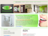 Frontpage screenshot for site: (http://www.dentalx.hr)