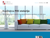 Frontpage screenshot for site: Proizvodnja PVC stolarije, aluminijskih ograda, garažnih vrata (http://www.globalka.hr)