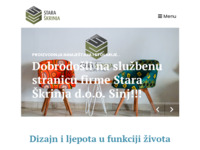 Frontpage screenshot for site: (http://www.stara-skrinja.com)