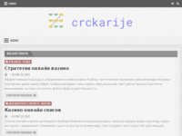 Frontpage screenshot for site: (http://www.crckarije.com)