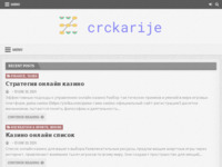 Frontpage screenshot for site: crckarije.com :) (http://www.crckarije.com)