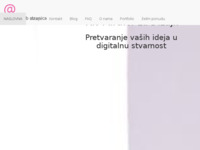 Frontpage screenshot for site: (http://www.izrada-web-stranica.com/)