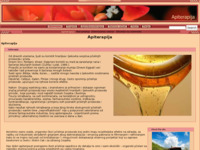 Frontpage screenshot for site: Apiterapija (http://www.apiterapija.savjeti.biz)