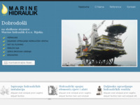 Frontpage screenshot for site: Marine hidraulik d.o.o. Rijeka (http://www.marine-hidraulik.hr)