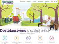 Frontpage screenshot for site: Verteks d.o.o. (http://www.verteks.hr/)