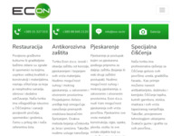 Frontpage screenshot for site: (http://www.econ-sustavi.hr/)