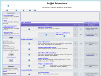 Frontpage screenshot for site: Svijet labradora (http://svijet-labradora.123.st/)