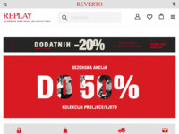 Frontpage screenshot for site: Replay Hrvatska (http://www.reverto.hr)